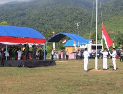 Warga Tamanjeka Poso Antusias Ikuti Upacara Hari Kemerdekaan RI ke 76