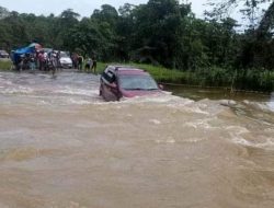 Curah Hujan Tinggi, Jalan Trans Sulawesi Mengalami Banjir