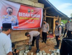 Tinggal di Hunian Bekas Kandang Ternak, Polda Sulteng Bedah Rumah