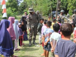 Condolences to the Central Sulawesi Police Chief, Tamanjeka Children Welcome His Arrival