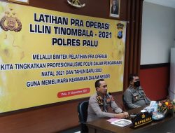 Ops Lilin Tinombala 2021 Dimuali 24 Desember 2021