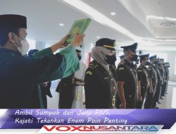 Ambil Sumpah dan Janji PNS, Kajati Sulteng Tekankan Enam Poin Penting