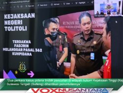 Dua Perkara Pencurian di Wilayah Hukum Kejati Sulteng Dihentikan