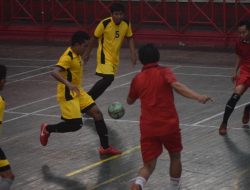 Intens Latihan, Tim Futsal PWI Bantai Tim Futsal KONI Sulteng Dengan Skor 14-3 Dalam Laga Uji Coba