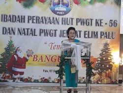 Damai Natal di HUT PWGT ke 56 Jemaat Elim Palu