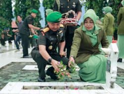 Hari Juang TNI AD, Danrem 132/Tadulako Ziarah di TMP