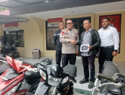 Polresta Palu Serahkan Barang Bukti Pada Pemilik Dari Hasil Kasus Curanmor di 41 TKP