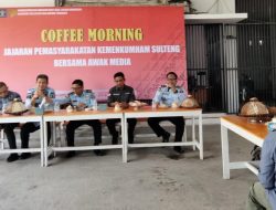 Napi Kendalikan Narkoba Dari Balik Lapas, Lapas Ajak Wartawan Coffee Morning, Ini Kata Lapas Palu….