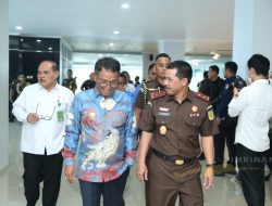 Gubernur Beri Selamat Buat Korps Adhyaksa, Minta Satgas PUPR Bangun Kantor Gubernur Dan Kantor Bupati Sigi