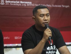 Kadernya Terpilih Sebagai Ketua KPU Sulteng, Sekretaris DPD PA GMNI Sulteng Ungkapkan ini…