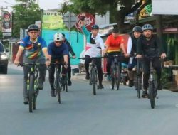 Kejati Sulteng Kembali Gelar Olahraga Sepeda Santai dan Senam Pagi untuk Jaga Kesehatan dan Kebersamaan