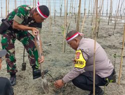 Polresta Palu dan Polsek Jajaran Tanam 800 Bibit Pohon Demi Kelestarian Lingkungan