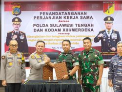 Amankan Tahapan Pemilu 120 Personil TNI Diperbantukan Ke Polda Sulteng