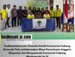 Pemuda Katolik Cabang Palu Gelar Mapenta dan Muskomcab