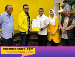 Hadi – Imelda Terima Surat B 1 KWK DPP Golkar