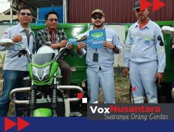 Peduli Lingkungan, PT. Huabao Donasi Motor Sampah