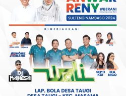 Saksikan Malam Nanti, Kemeriahan Deklarasi Anwar-Reny Bersama Wali Band