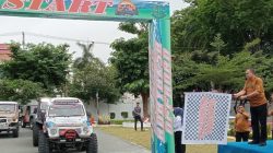 Kajati Sulteng Lepas 100 Peserta Fun Offroad, Baksos Hingga Berbagi Sembako di Donggala