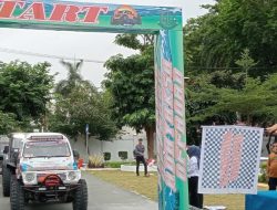 Kajati Sulteng Lepas 100 Peserta Fun Offroad, Baksos Hingga Berbagi Sembako di Donggala