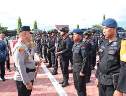 Antisipasi Adanya Gangguan Nataru, Polda Sulteng Turunkan 2.624 Personil Gabungan