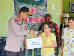 Polri Tanggap Bencana: Kapolres Poso Bakti Sosial di Desa Watuawu