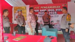 Cek Pos Pam dan Pos Yam, Kapolresta Palu Pastikan Kesiapan Personel