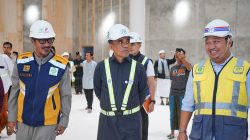 Gubernur Anwar Hafid Tinjau Progres Pembangunan Masjid Raya Baitul Khairaat