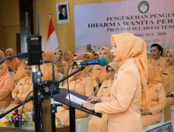 Pengurus Baru DWP Sulteng 2024–2029 Resmi Dikukuhkan, Didorong Aktif Dukung Program BERANI