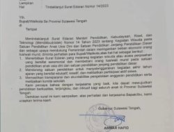 Anwar Hafid Larang Wisuda PAUD dan SD yang Seremonial, Tekankan Pendidikan Inklusif