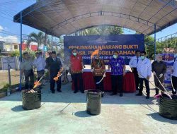194 HP Dimusnahkan: Lapas Sulteng Tutup Celah Peredaran Narkoba