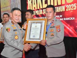 Lima Personel Polda Sulteng Raih Penghargaan Kapolri atas Capaian IKPA Sempurna Tahun 2024