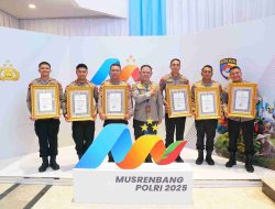 Dansat Brimob dan Lima Kapolres di Polda Sulteng Raih Penghargaan Bergengsi dari Kapolri