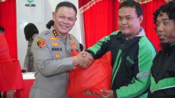 Ratusan Pengemudi Ojol Antusias Ikuti Bakti Kesehatan HUT Bhayangkara ke-79