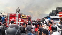 Kombes Deny: Ada 9 Kios di Pasar Masomba yang Dilalap Api
