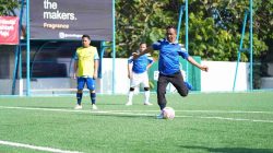 Hattrick Anwar Hafid Sukses Bawa Pemprov Sulteng FC Tumbangkan Jurnalis Palu FC
