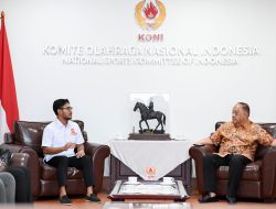 Siapkan Langkah Besar untuk Olahraga Sulteng, Fathur Konsolidasi ke Koni Pusat