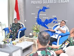 Tingkatkan Sinergi, Danpuspomad dan Gubernur Sulteng Bahas Kolaborasi TNI–Pemda