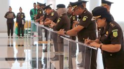 Kajati Sulteng Nuzul Rahmat R. Resmikan Sejumlah Pejabat Baru di Lingkungan Kejaksaan Tinggi