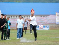 Ketua KONI Fathur Razaq Resmi Buka KONI Sulteng Cup 2025 di Tomini