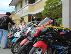 Sepanjang Mei–Oktober, Polresta Palu Sita 11 Motor dari Aksi Curanmor