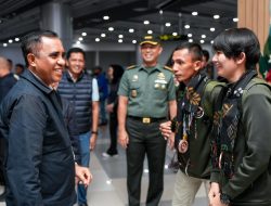 Dua Atlet Peraih Mendali SEA Games Disambut Gubernur dan KONI Sulteng