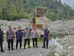 Polda Sulteng dan Polres Parimo Tertibkan PETI di Parimo, Sejumlah Fasilitas Tambang Dimusnahkan