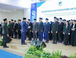 Anwar Hafid Lantik 40 Pejabat Eselon II dan Fungsional, Minta Pejabat Baru Adaptif dan Inovatif