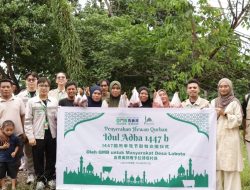 Wujud Rasa Syukur, GEM Salurkan Hewan Kurban untuk Warga dan Karyawan Bahodopi