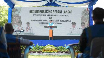 Groundbreaking Rp604,8 Miliar BERANI Lancar di Sigi, Anwar Hafid Genjot Konektivitas Sulawesi Tengah